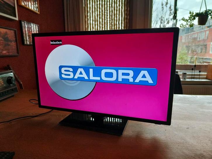 24 inch LED TV met DVD speler + Afstandsbediening, Audio, Tv en Foto, Televisies, Gebruikt, LED, 40 tot 60 cm, HD Ready (720p)