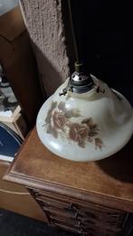 Prachtig klein antiek hanglampje met mooie rozen, Antiek en Kunst, Ophalen of Verzenden