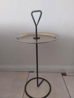 Zara Home draagbare bijzettafel, Huis en Inrichting, Tafels | Bijzettafels, Minder dan 55 cm, Metaal of Aluminium, Design, Rond