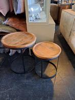 Industriële Bijzettafels Rond  Van €225.- voor €149.-