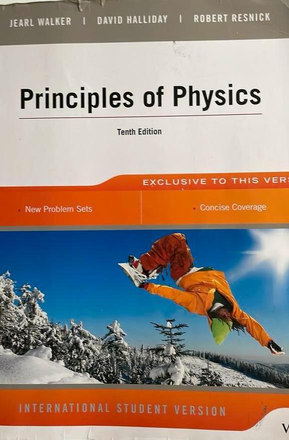 Principles of Physics Walker Halliday Resnick tenth edition, Boeken, Studieboeken en Cursussen, Gelezen, WO, Beta, Ophalen of Verzenden
