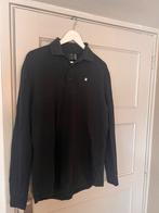 Zwart G-Star RAW Polo Lange Mouw - Maat M, Ophalen of Verzenden, Zo goed als nieuw, Zwart, Halswijdte 39/40 (M)
