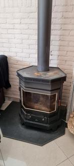 Houtkachel met rookgasafvoer, Huis en Inrichting, Kachels, Ophalen, Gebruikt, Houtkachel, Vrijstaand