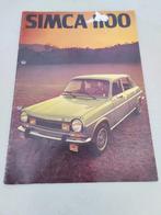 Simca 1100 folder simca 1100, Boeken, Auto's | Folders en Tijdschriften, Gelezen, Overige merken, Ophalen of Verzenden