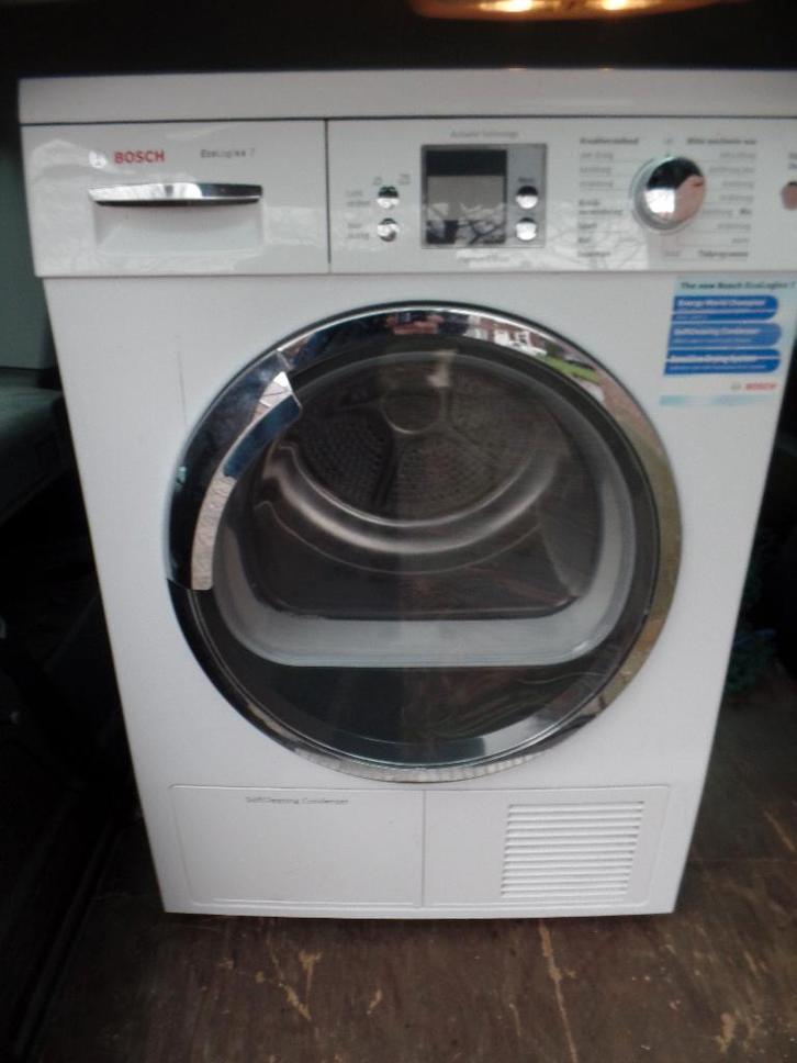Bosch EcoLogixx 7 warmtepomp droger WTW86561NL, Witgoed en Apparatuur, Wasdrogers, Refurbished, Overige typen, Voorlader, 6 tot 8 kg