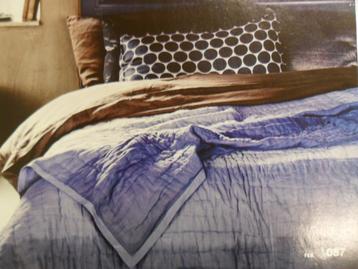 Sukha Bedsprei India blauw katoen 180x240 beschikbaar voor biedingen