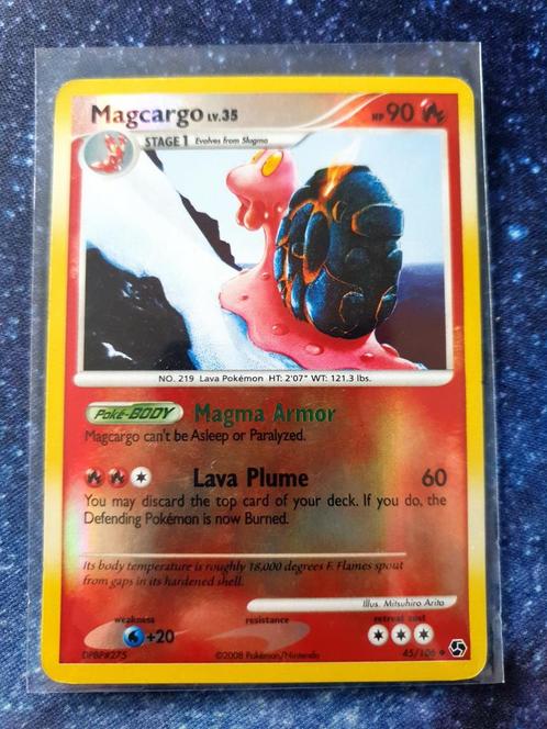 Pokémon kaart Magcargo reverse #45 Great Encounters, Hobby en Vrije tijd, Verzamelkaartspellen | Pokémon, Zo goed als nieuw, Losse kaart