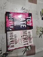 Colleen Hoover Boeken - Too Late & Without Merit, Ophalen of Verzenden