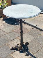 Oud gietijzeren tuintafeltje terrastafeltje bistrotafeltje, Ophalen, Gebruikt, Onbekend, Onbekend