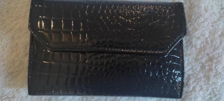 Lak sierradenbeurs, Sieraden, Tassen en Uiterlijk, Portemonnees, Nieuw, Zwart, Verzenden