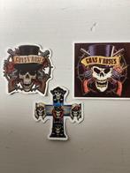 3 stickers Guns N’ Roses a, Verzamelen, Stickers, Nieuw, Overige typen, Verzenden
