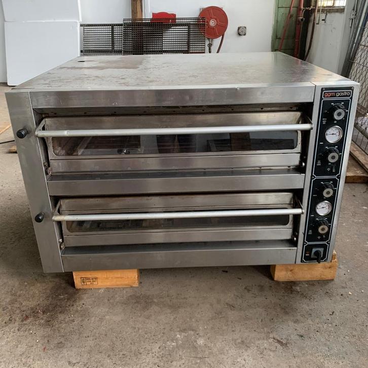 Pizza oven GGM Gastro Double 119x107x87, Witgoed en Apparatuur, Ovens, Gebruikt, Vrijstaand, Oven, 60 cm of meer, 60 cm of meer