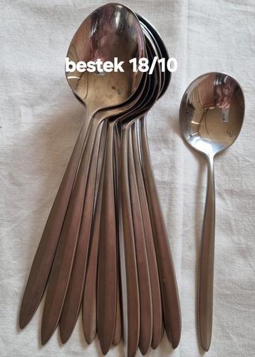 Bestek WP 18/10 gladde spitse handvatten fabriekmerk beschikbaar voor biedingen