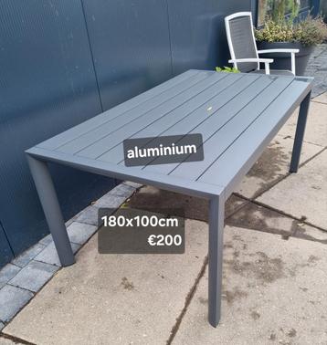 ▶️Garden impressions tuintafel ALUMINIUM ONDERHOUDSVRIJ €200 beschikbaar voor biedingen