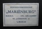 08-154 's Hertogenbosch - Scholengemeenschap Marienburg, Verzenden, Nederland