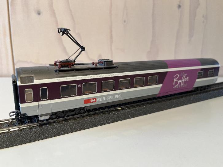 Märklin 4125 Buffet rijtuig – SBB, Hobby en Vrije tijd, Modeltreinen | H0, Zo goed als nieuw, Wagon, Wisselstroom, Märklin, Ophalen of Verzenden