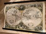 Oude wereldkaart Ao. 1641, Antiek en Kunst, Ophalen of Verzenden