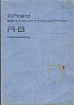 HANDLEIDING BOEK DUITS = Anleitung = Roland R-8 Drumcomputer, Muziek en Instrumenten, Ophalen of Verzenden, Gebruikt, Roland, Elektronisch