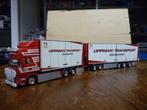 WSI Scania Uppman Transport, Hobby en Vrije tijd, Modelauto's | 1:50, Ophalen of Verzenden, Nieuw, Bus of Vrachtwagen, Wsi