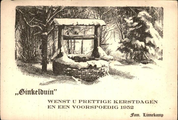 Leersum - Ginkelduin - Linnekamp, Verzamelen, Ansichtkaarten | Nederland, Gelopen, Utrecht, 1940 tot 1960, Ophalen of Verzenden
