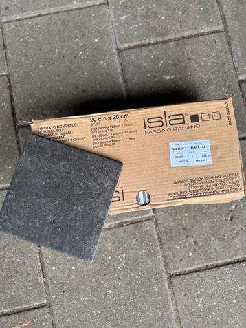 Vloertegels 20x20 cm | 30 stuks - Black tile | Nieuw beschikbaar voor biedingen
