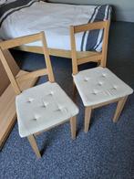 eetkamerstoelen 2 stuks, Ophalen, Gebruikt, Twee, Bruin