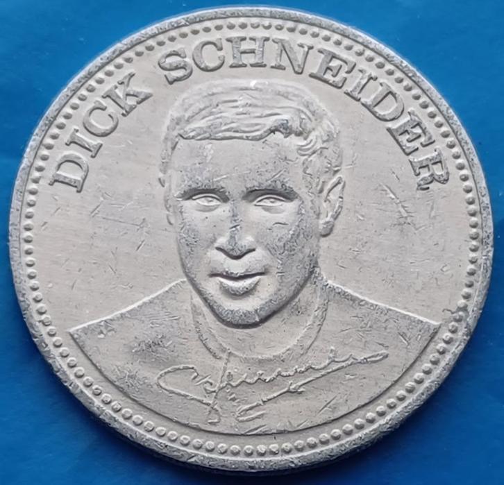Penning Dick Schneider 'Go Ahead' - Shell, Postzegels en Munten, Penningen en Medailles, Overige materialen, Nederland, Verzenden