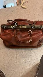 Echt lederen dokterstas, Sieraden, Tassen en Uiterlijk, Tassen | Reistassen en Weekendtassen, 40 tot 60 cm, 30 cm of meer, Bruin