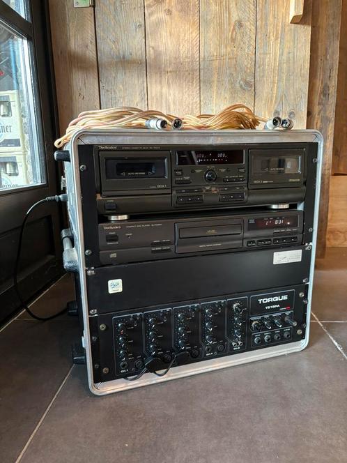 Technics CD/cassette + Torque mixer/versterker, Audio, Tv en Foto, Stereo-sets, Zo goed als nieuw, Cassettedeck, Cd-speler, Overige merken