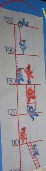 Borduurpatroon  Groeimeter Baby    nr 3574, Verzenden, Nieuw, Handborduren, Patroon