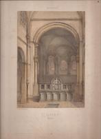 Maastricht. Maestricht, St. Servais (Intérieur) 1857, Antiek en Kunst, Kunst | Etsen en Gravures, Ophalen of Verzenden