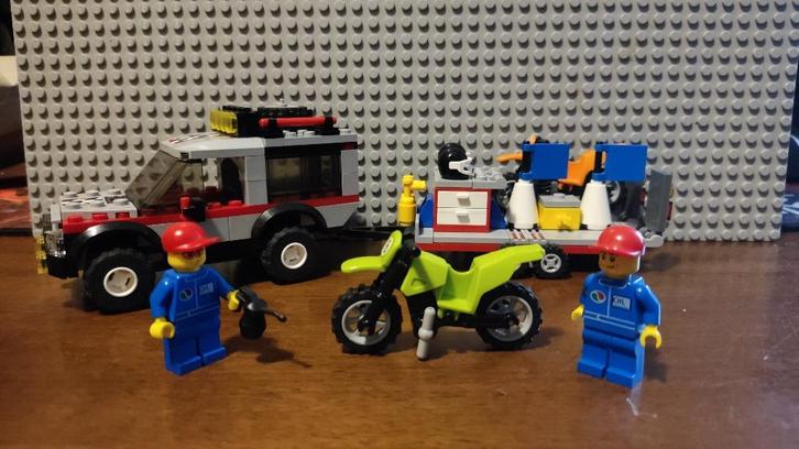 Lego City Set 4433 Crossbike Transporter, Kinderen en Baby's, Speelgoed | Duplo en Lego, Gebruikt, Lego, Complete set, Ophalen of Verzenden