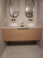 Primabad Wastafelonderkast 140cm - Master Oak, Ophalen, 100 tot 150 cm, Zo goed als nieuw, Minder dan 100 cm