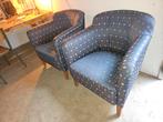 fauteuils, Gebruikt, Vintage, 75 tot 100 cm, Ophalen of Verzenden
