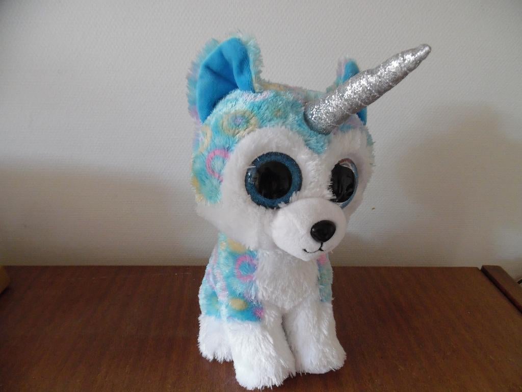 Ty knuffel Beanie Buddy Helena Husky 24cm, Ophalen of Verzenden, Zo goed als nieuw, Overige typen