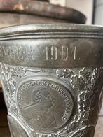 Oude tinnen drinkbeker, Antiek en Kunst, Antiek | Tin, Ophalen of Verzenden