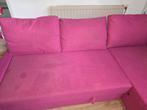 Friheten roze ikea hoekbank / slaapbank, Huis en Inrichting, Banken | Bankstellen, Ophalen, Hoekbank, Tweepersoons, Zo goed als nieuw