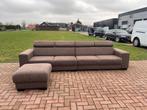 GRATIS LEVERING HEEL NL Grote Stoffen 4zit Bankstel + Hocker, 300 cm of meer, 75 tot 100 cm, Ophalen of Verzenden, Zo goed als nieuw