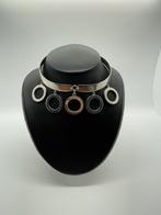 B50 Prachtige zilveren choker designed Puig Doria Spanje, Ophalen of Verzenden, Zilver, Ketting