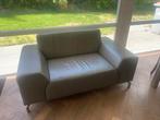 Leren bank, Huis en Inrichting, Banken | Bankstellen, Gebruikt, 150 tot 200 cm, Tweepersoons, 75 tot 100 cm