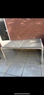 Tuintafel met granieten blad, zwaar!, Ophalen, Gebruikt, Rechthoekig