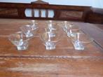 9 art deco dessert coupes, France., Ophalen of Verzenden