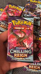 Pokemon chilling reign booster packs, Hobby en Vrije tijd, Verzamelkaartspellen | Pokémon, Ophalen of Verzenden, Zo goed als nieuw