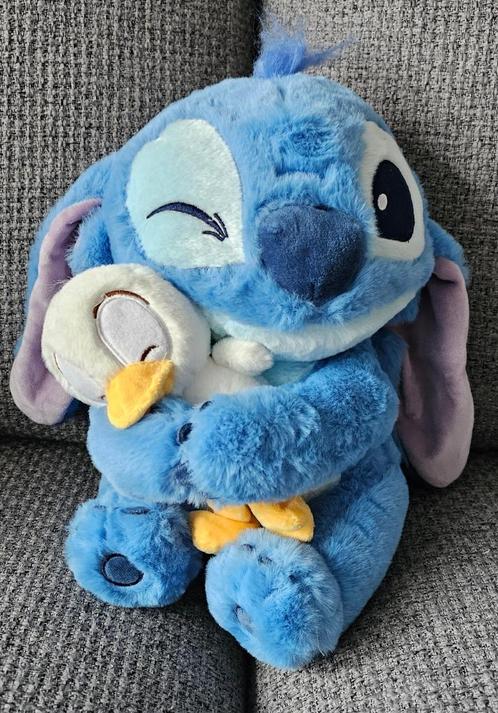 Stitch knuffel met eend, Verzamelen, Disney, Nieuw, Knuffel, Overige figuren, Ophalen of Verzenden