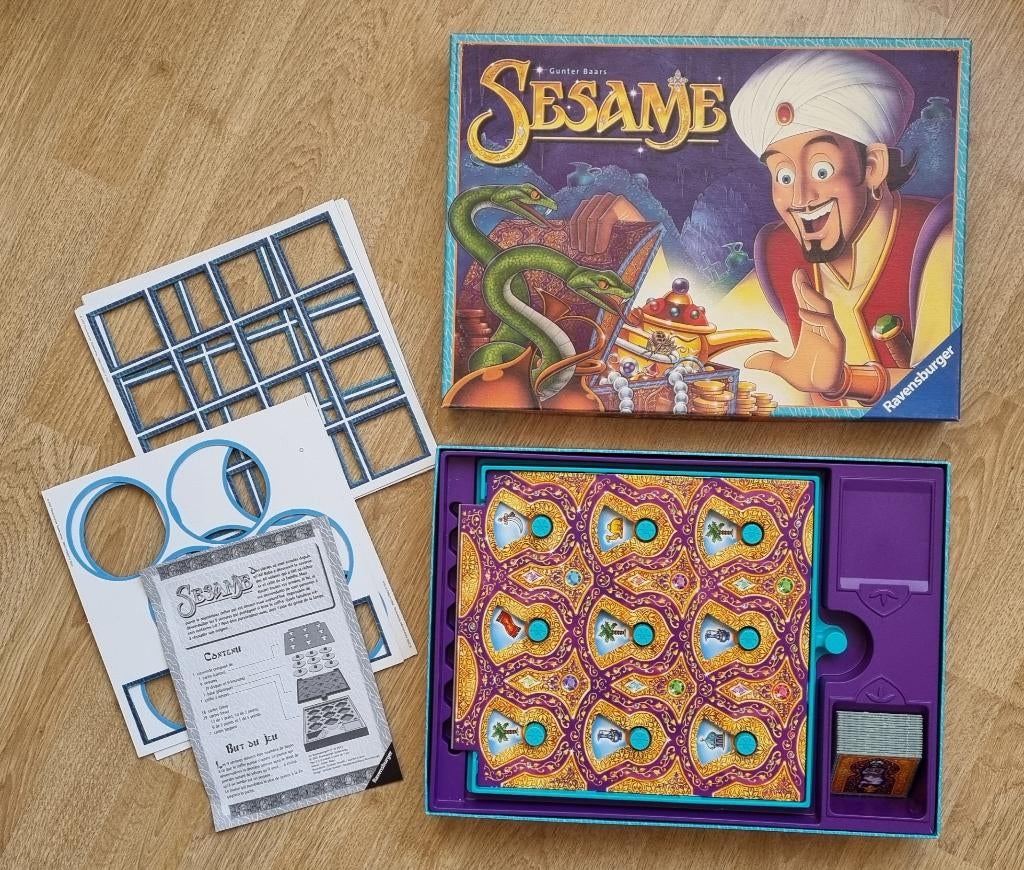 Sesame bordspel (Kraak de code van Ali Baba's Schatkist), Een of twee spelers, Ophalen of Verzenden, Gebruikt