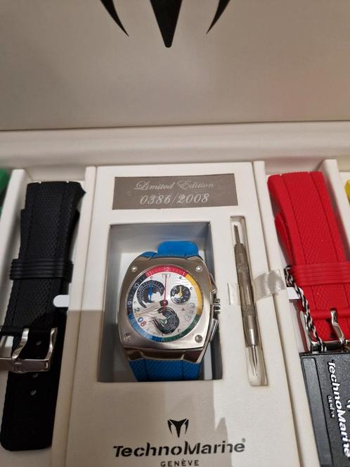 Limited edition Technomarine herenhorloge, Sieraden, Tassen en Uiterlijk, Horloges | Heren, Zo goed als nieuw, Overige merken