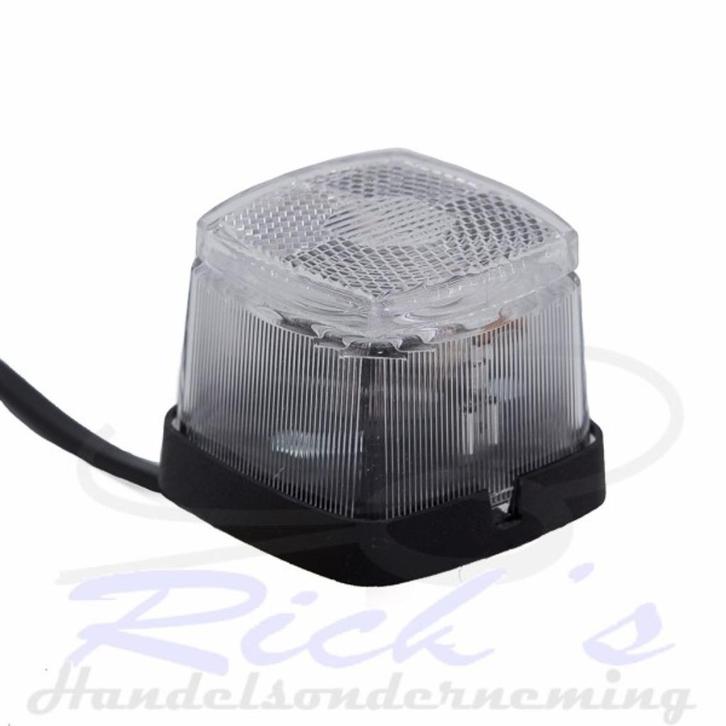 Positielamp, breedtelamp, toplamp Aspock Squarepoint wit, Caravans en Kamperen, Caravan accessoires, Nieuw, Ophalen of Verzenden