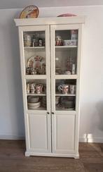 IKEA LIATORP vitrinekast – gebroken wit – landelijk, Ophalen, 200 cm of meer, 50 tot 100 cm, 25 tot 50 cm