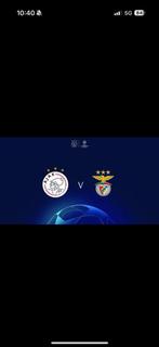 1 ticket ajax benfica, Tickets en Kaartjes, Eén persoon