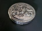 Verzilverde poederdoos, Antiek en Kunst, Antiek | Goud en Zilver, Ophalen of Verzenden